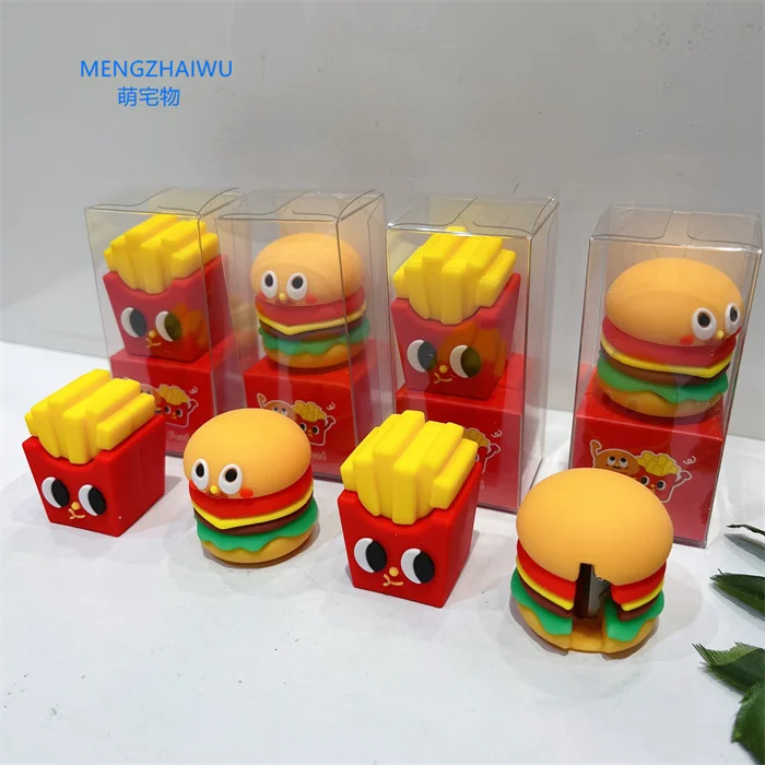 France School Items for Children Stationery Cartoon Animal Fancy Manual Small Pencil Sharpener