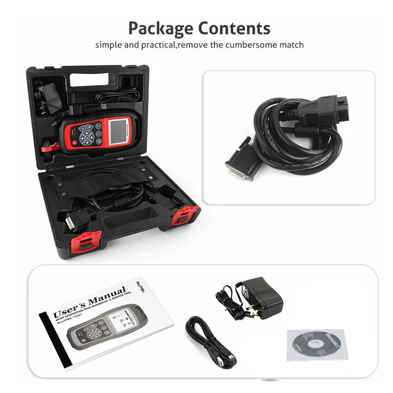 Новинка 2020 года, ИНСТРУМЕНТ MaxiTPMS TS601 TPMS с адаптерами OBDII, система контроля давления в шинах