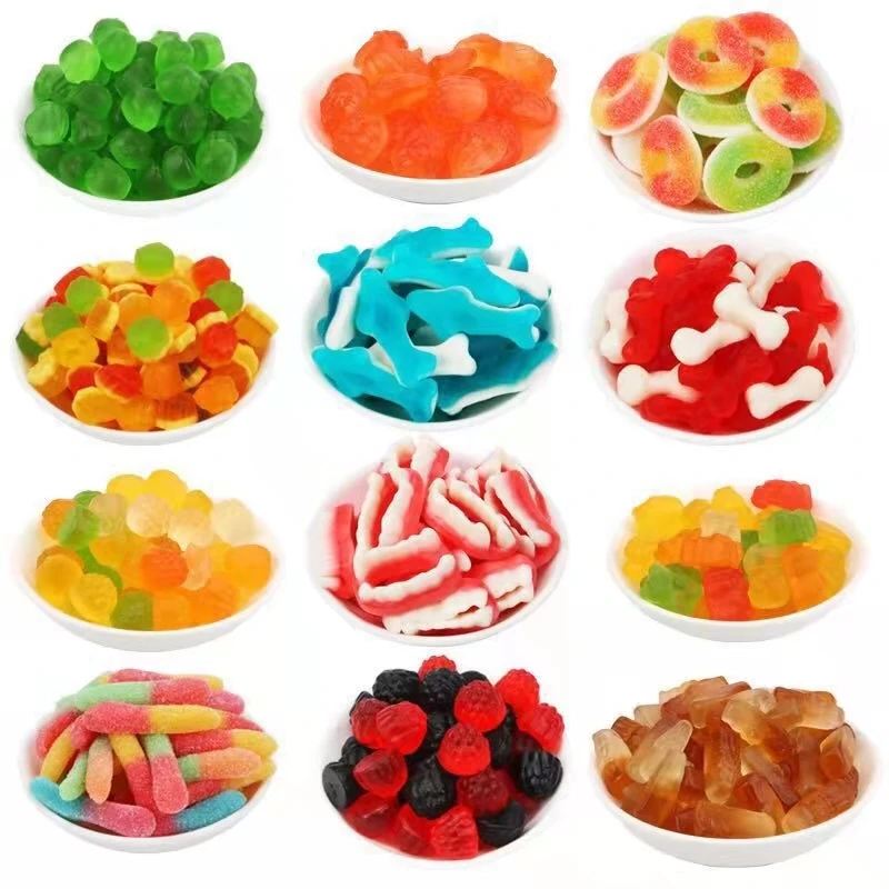 Small gummy line semi-automatic jelly candy machine gummies line