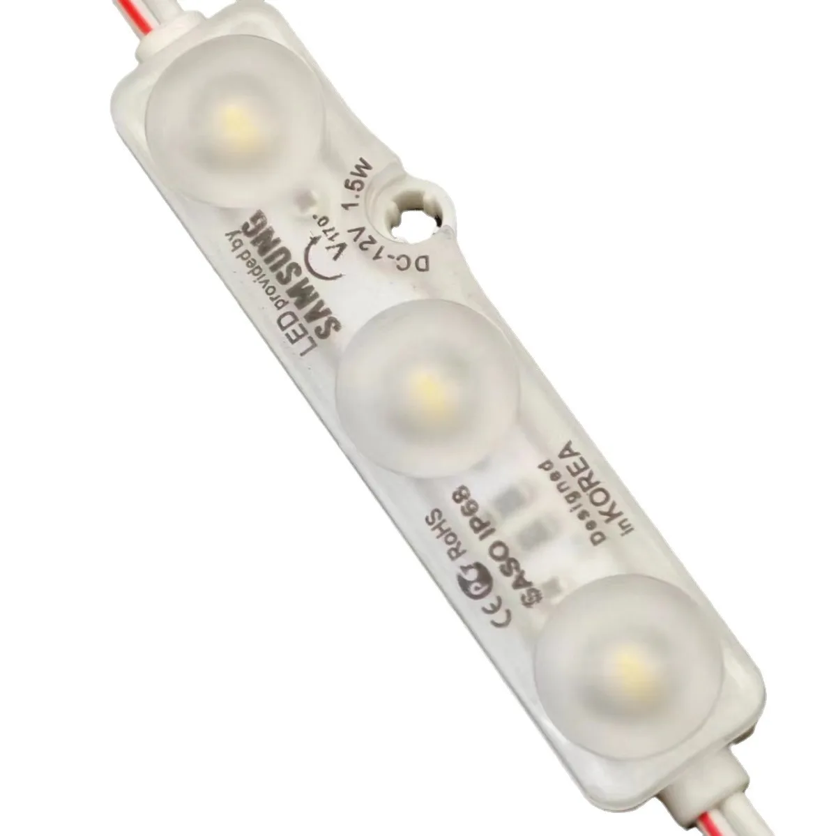 Рекламный светодиодный модуль освещения 12 В IP68 5730 5630 AC УФ-инъекционный объектив со знаком