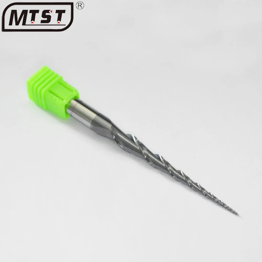 6 8mm handle black coated double edge taper ball end milling cutter woodworking board deep relief carving cutter head