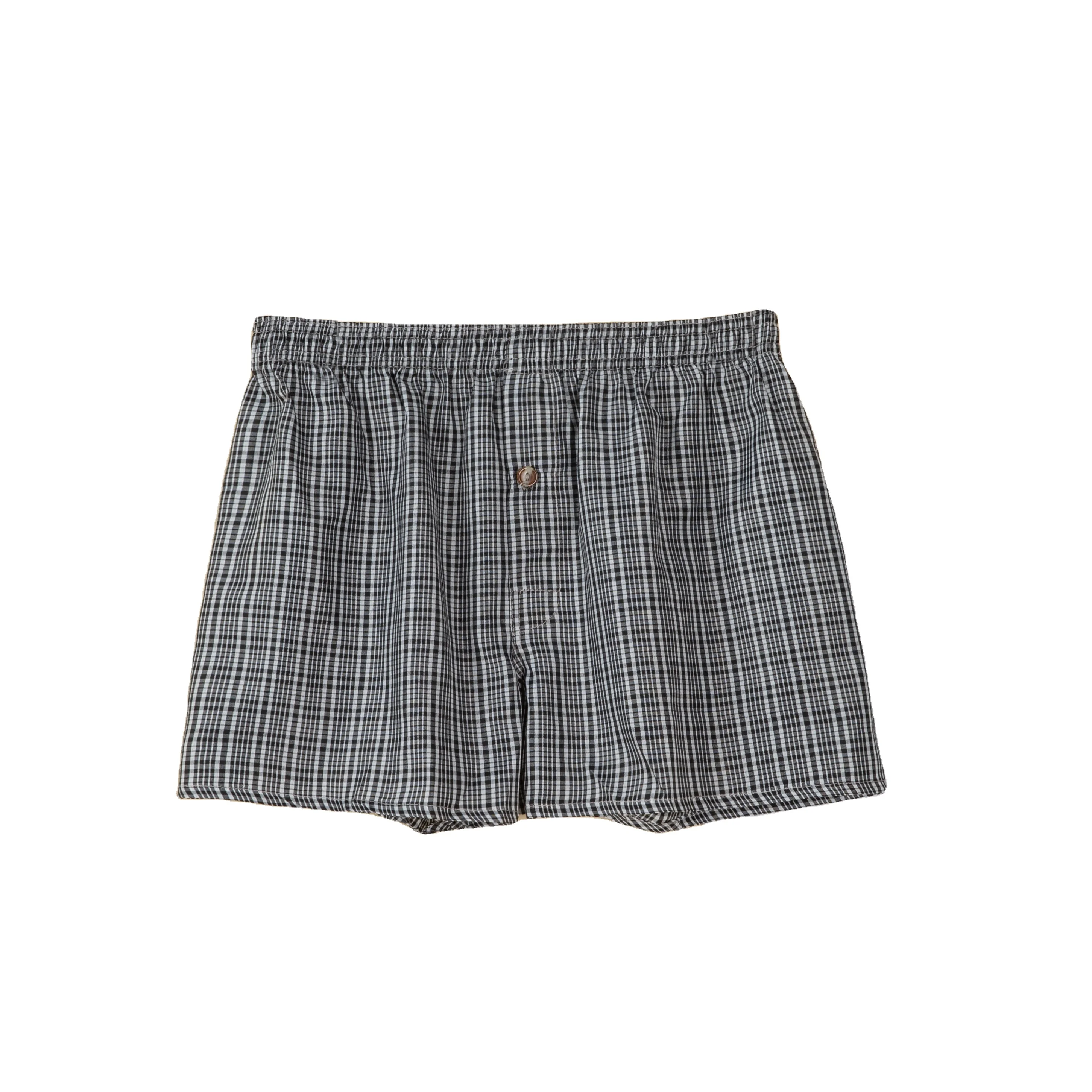 Новинка, Летние Стильные клетчатые тканые боксеры для мальчиков, шорты, нижнее белье из мягкого полиэстера, детские шорты для мальчиков