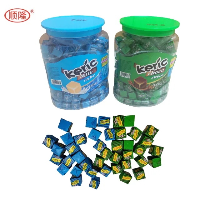 
200 PCS Small Tablet milk candy/fruity new cube pressed candy and sweets 