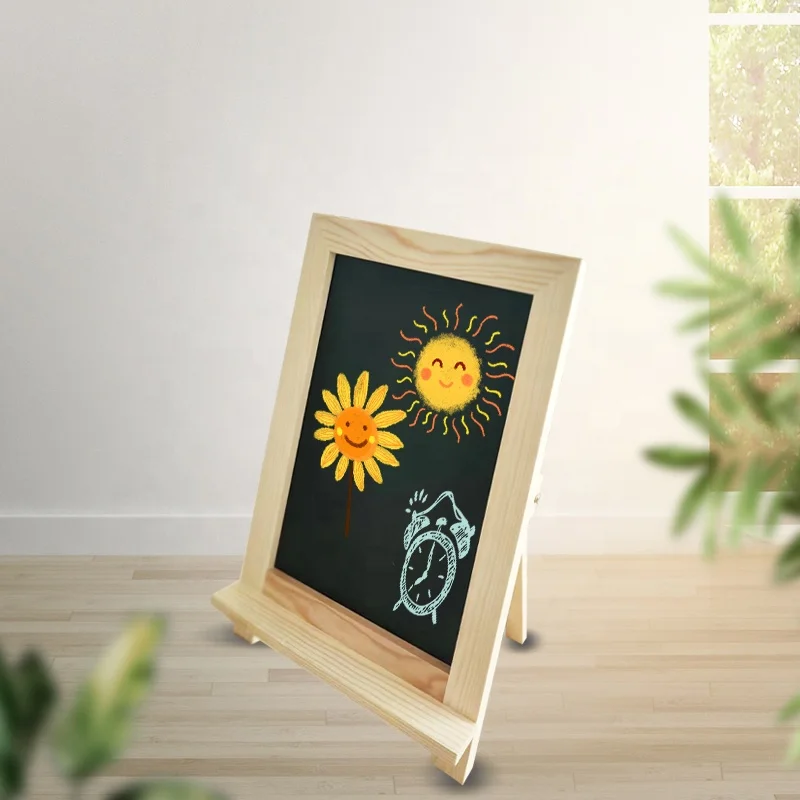 Outdoor A Frame Writing Board Wooden Chalkboard Bar Restaurant Advertising Blackboard