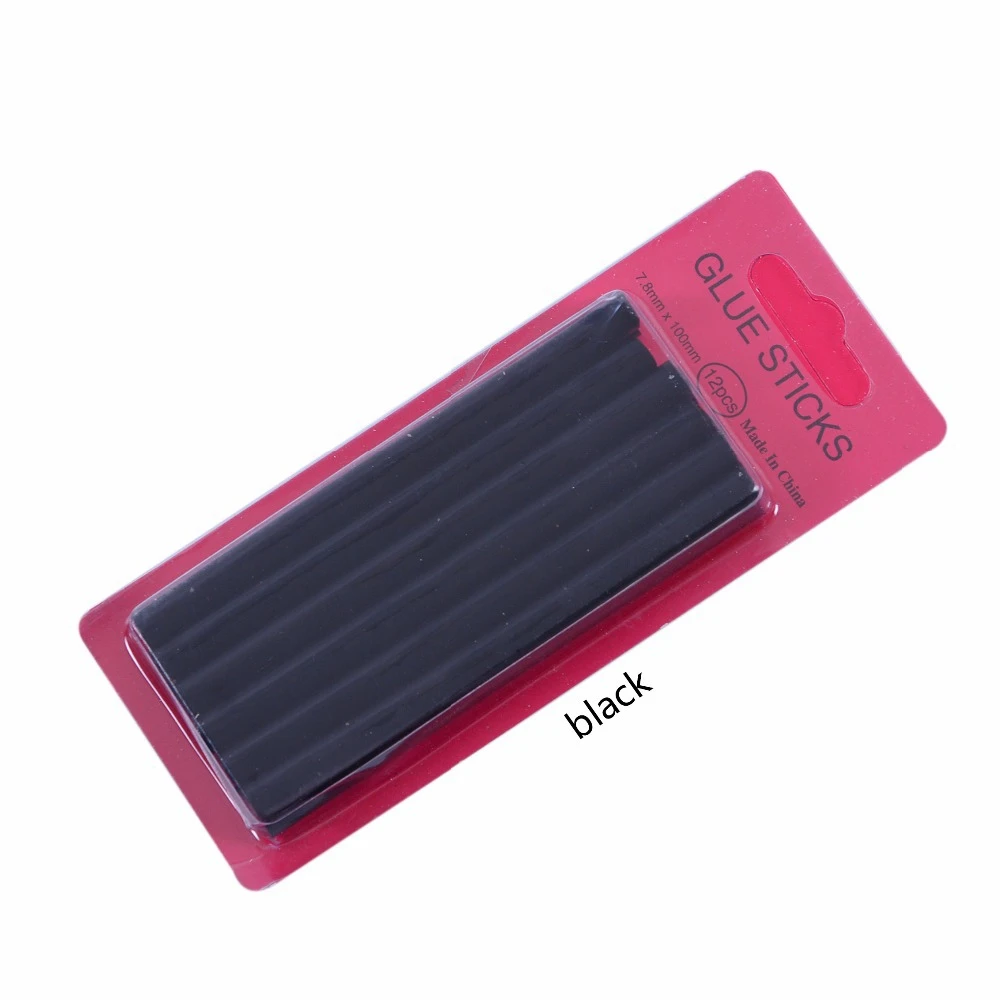 12pcs/lot Keratin Glue Sticks,fusion Glue, High Temperature Wig Special Hair Extension Glue Stick Hot Melt Glue Strip