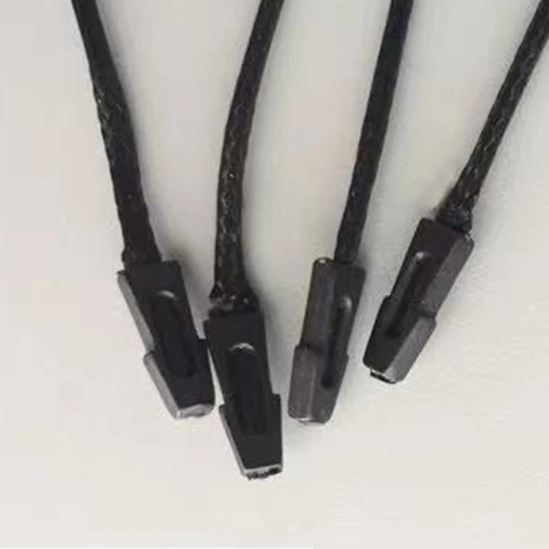 Custom Design Hang Tag Fastener Rope Garment Plastic Tag Seal String With Polyester Rope