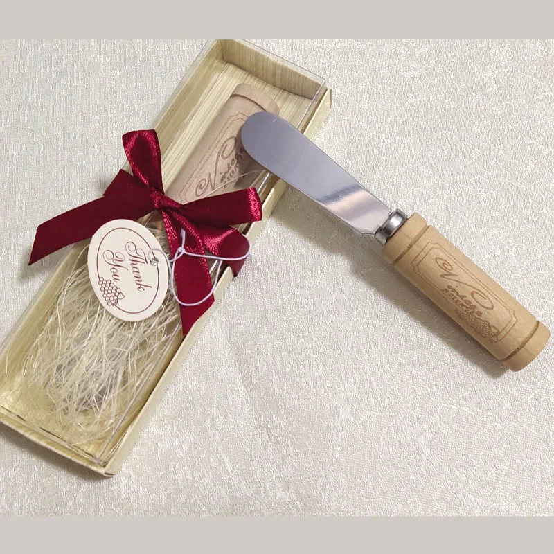 Свадебные сувениры Ywbeyond, подарки в магазинах Yiwu Futian, деревянный нож для масла из нержавеющей стали, «винтажный Резерв», разбрасыватель масла