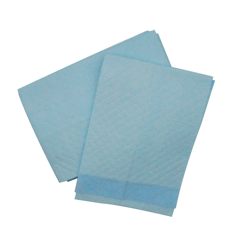 Factory Price Leakage Protection Blue PE Film Bed Disposable Underpad