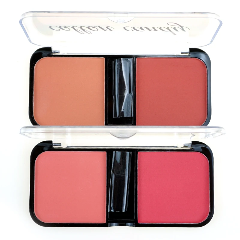 Лидер продаж, OEM, 2 цвета, набор румян для макияжа лица, долговечные Румяна частной марки