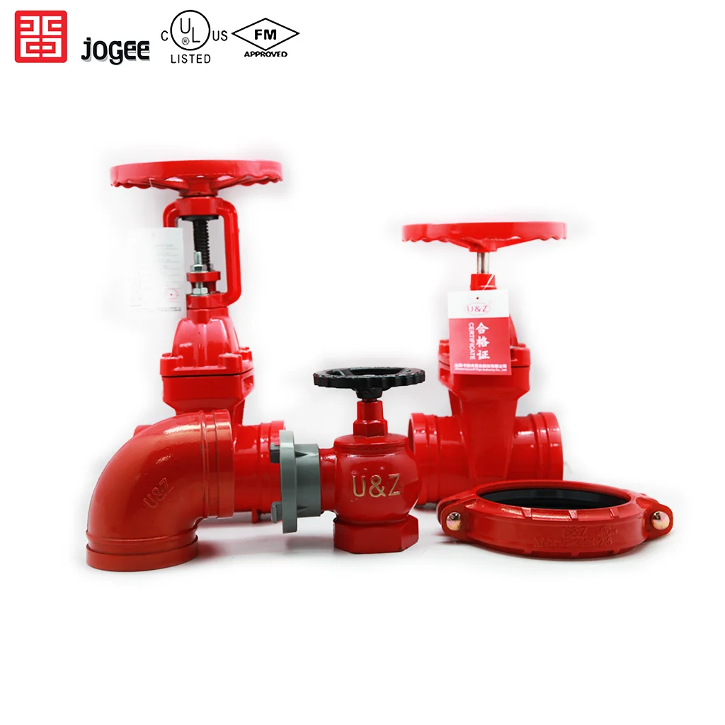 New Style Lower Price Durable Elastic Seat Clip-On Grooved Rising Stem Gate Valve for Reliable Water Flow Control