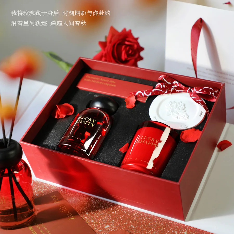 New Year Aromatherapy Candle Gift Set Indoor Aromatherapy Hanger Annual Meeting Handholding Gift