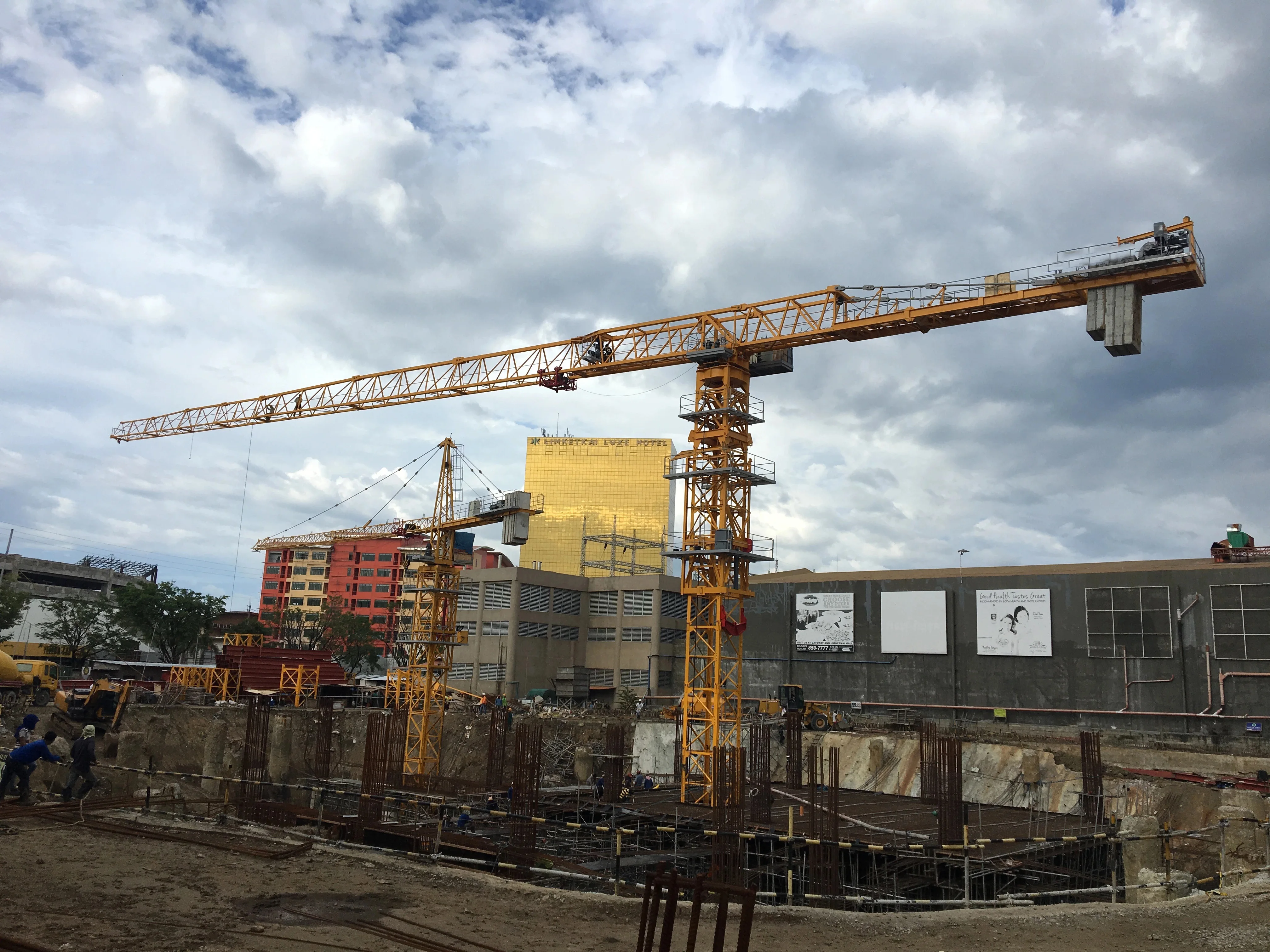 High Quality Tower Crane 12t XGTT100 12 Flat Top Tower Crane