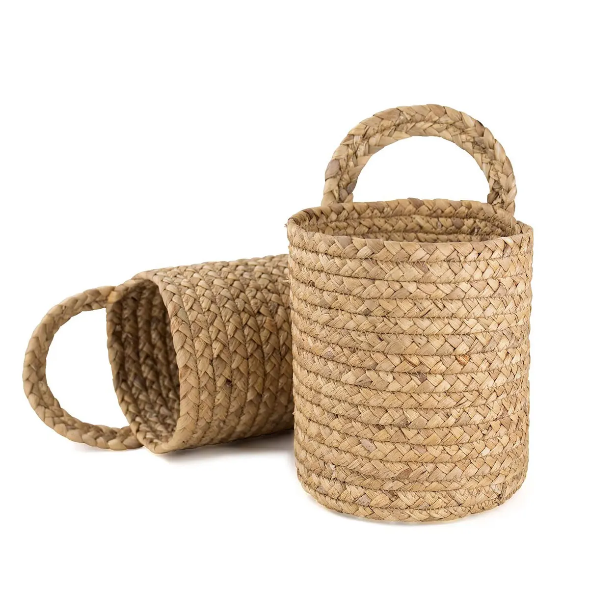 Woven Storage Baskets Wall Hanging Baskets Organizer