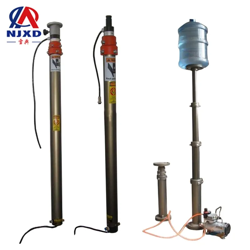 XD1505 Inclined type telescopic mast with Built-in line
