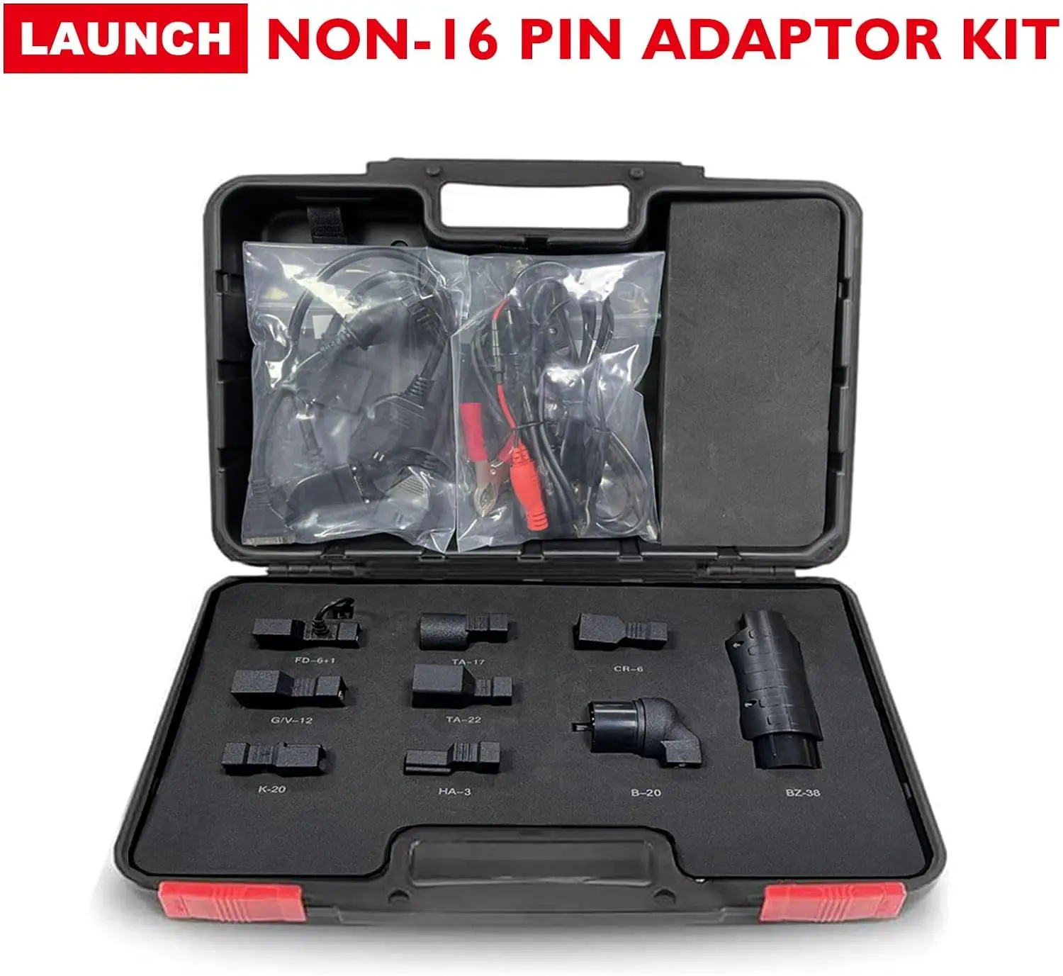 LAUNCH X431 Non-16 Pin Adaptor Box for Old Cars OBD1 connector support for CRP919E/ BT/ PRO ELITE