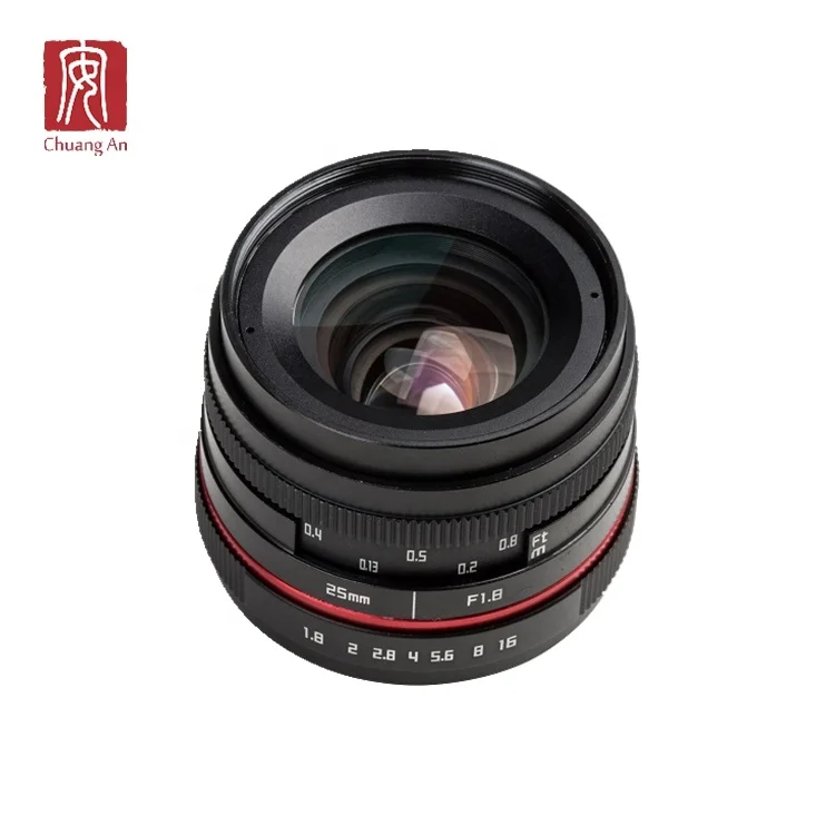 25 мм F1.8 с APS-C формат изображения ручной диафрагмой камеры линзы