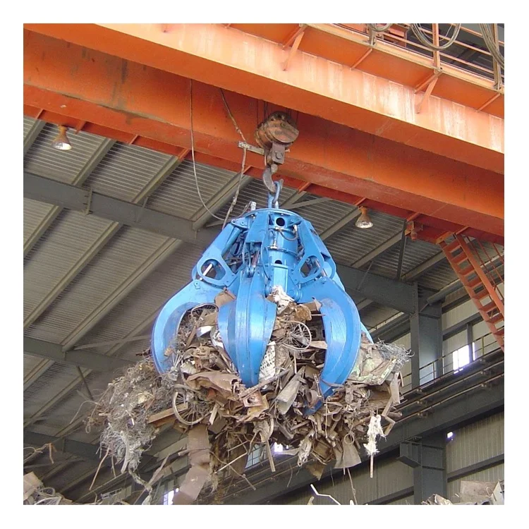 High Quality Multifunctional Electric Hydraulic Crane Scrap Grab Grapple Tines
