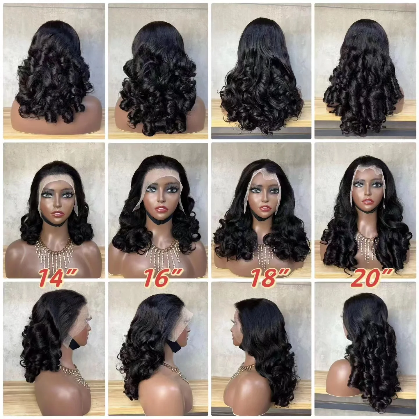 Short Wig Human Hair 13x4 Lace Front Human Hair Wigs For Black Women HD Transparent Loose Deep Wave Short Bob Wig Brazilian Bob