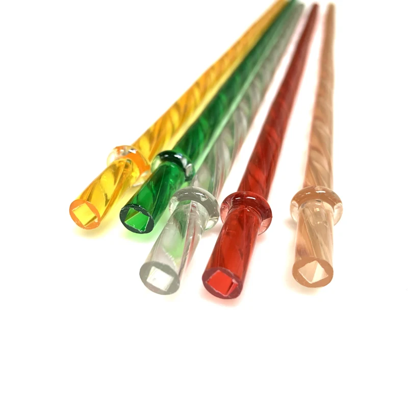 Whirly Straw Green Yellow Red Rose Gold Clear Christmas Color in Stock with Anti Drop Colorful Straw for 24oz Cup