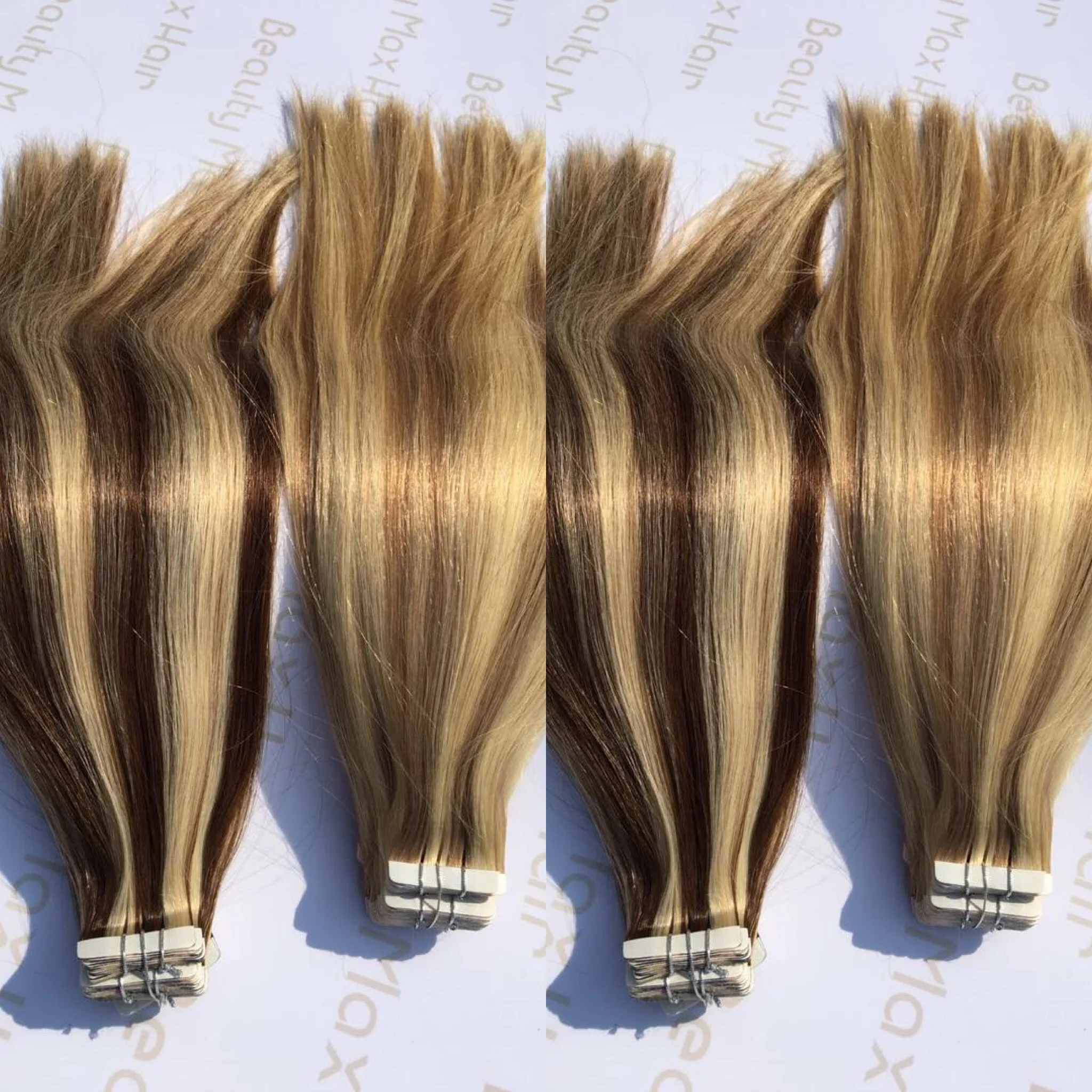 balayage invisible tape in hair extensions with walker tape hair