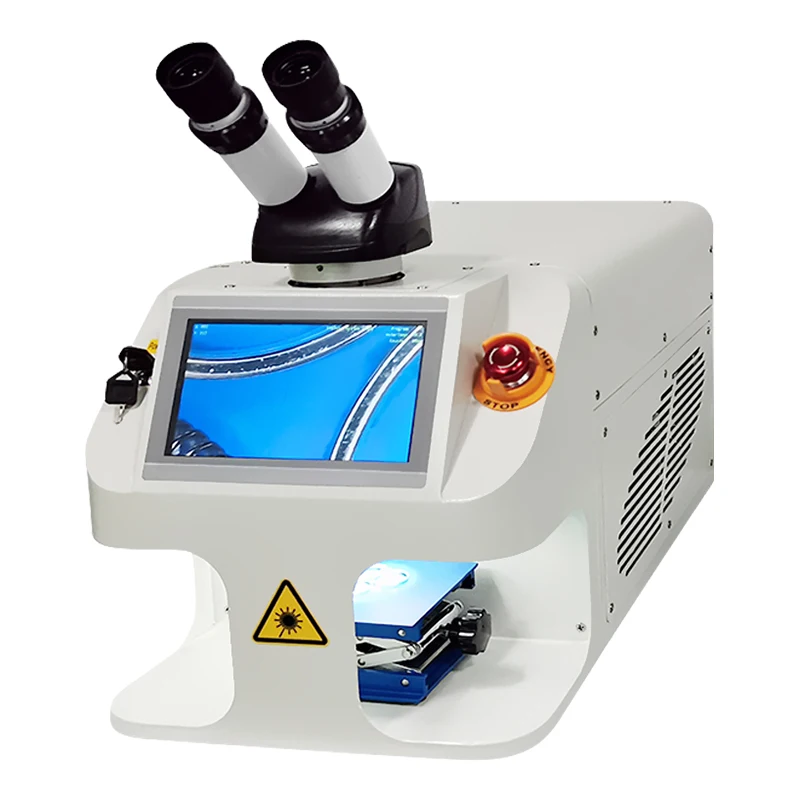 24k Gold Silver Titanium Platinum Jewelry Spot Welding Laser Machine