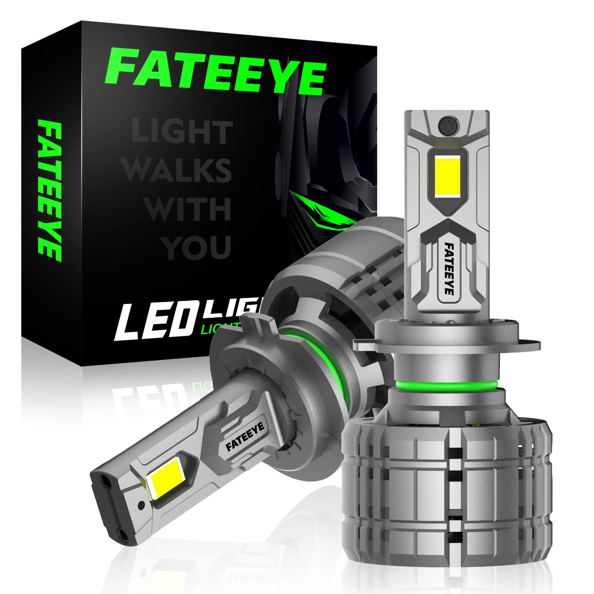 Fateeye Factory Price 200W Spider Led Headlight Auto Bulb 360 hb3 9005 9006 h7 h11 led headlight