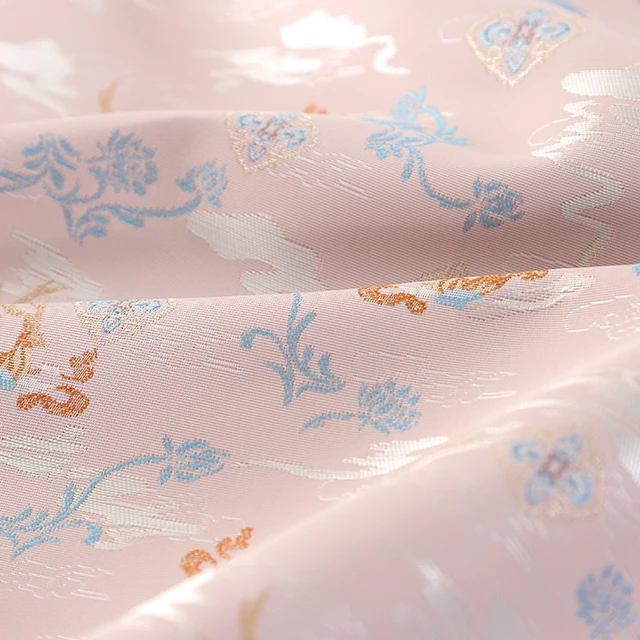 Song brocade Qipao fabricChinese jacquard retro vest fabric cheongsam horse skirt ancient fashion fabric