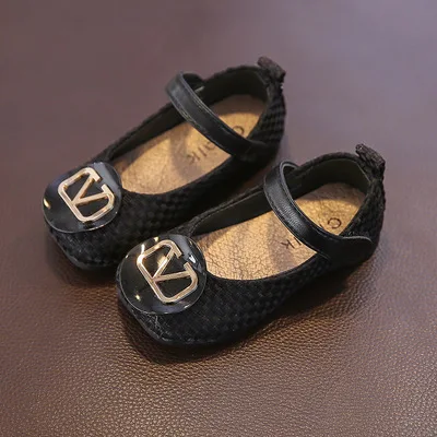 Кожаные туфли для девочек, Новинка весна-осень, детская обувь в Корейском стиле с мягкой подошвой и квадратным носком, модные туфли принцессы с бантом