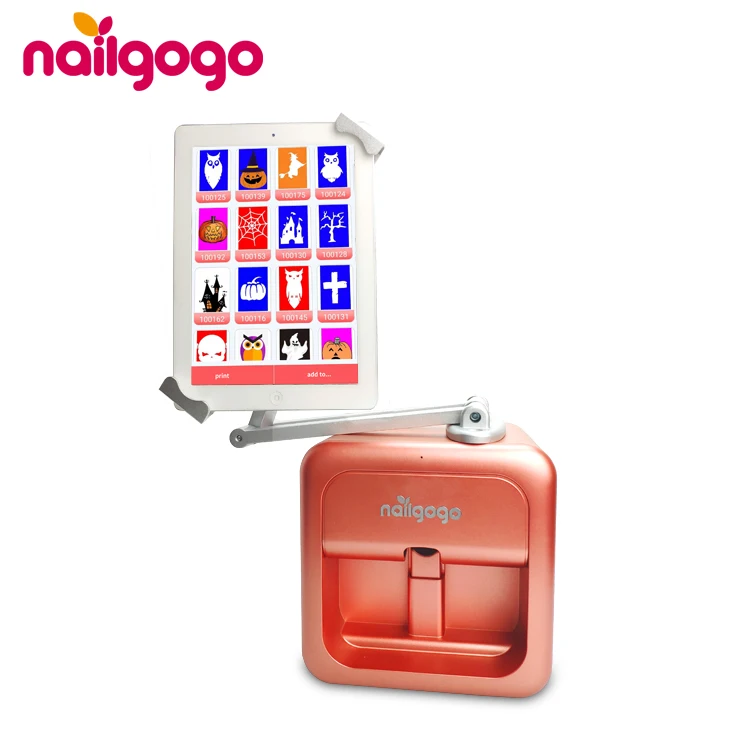 Nailgogo F8 портативная 3D цифровая печать Wi-Fi интеллектуальная машина автоматическая электрическая художественная Живопись Печать цена принтер для дизайна