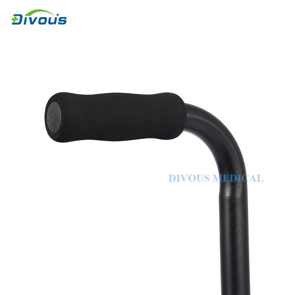 New Design Aluminum Alloy Adjustable Height Crutches Walking Cane Stick Medical Walking Canes for the Elderly