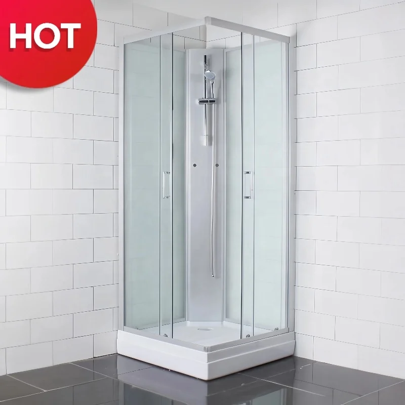 Oumeiga Заводская прямая настраиваемая угловая душевая кабина с 5-8 мм закаленным стеклом ABS алюминиевая рама для