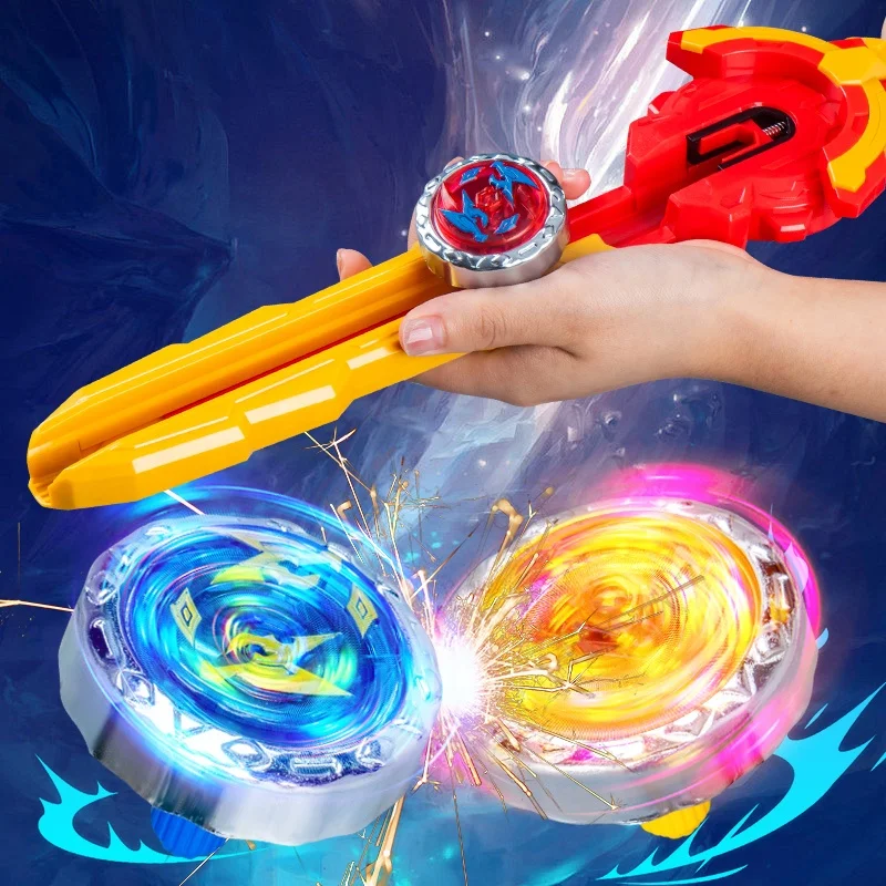 New Magnetic Fighting Bey Magnet Gyro desert eagle Kid Toys metal burst gyroscope battle spinning top toy