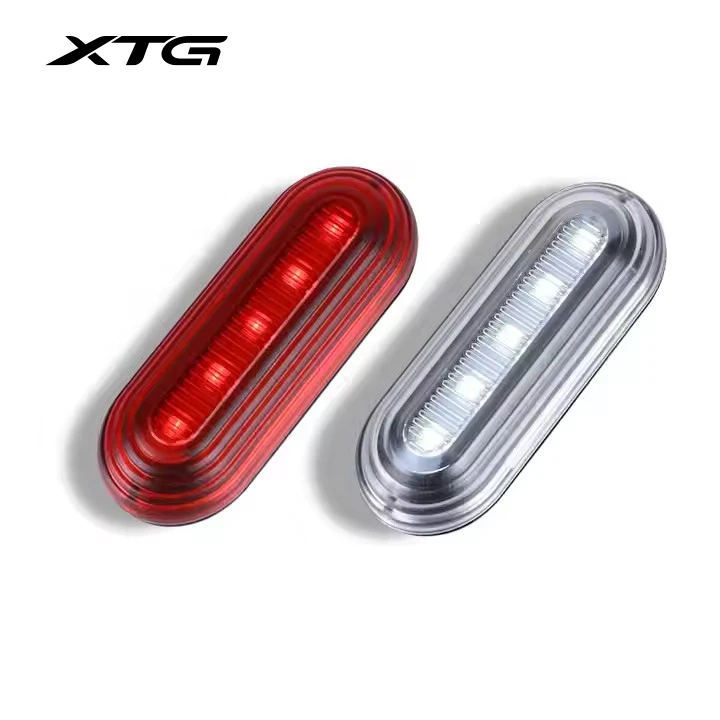 Xunting Two color taillight long life type-c charging led night riding bicycle rear light
