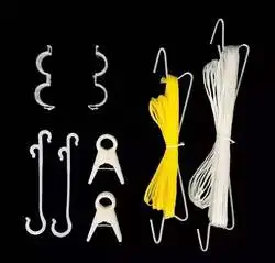 New Durable Plant Support Clips Vine Garden Vegetables Tomato 25mm For Types Plants Hanging Plastic Clip