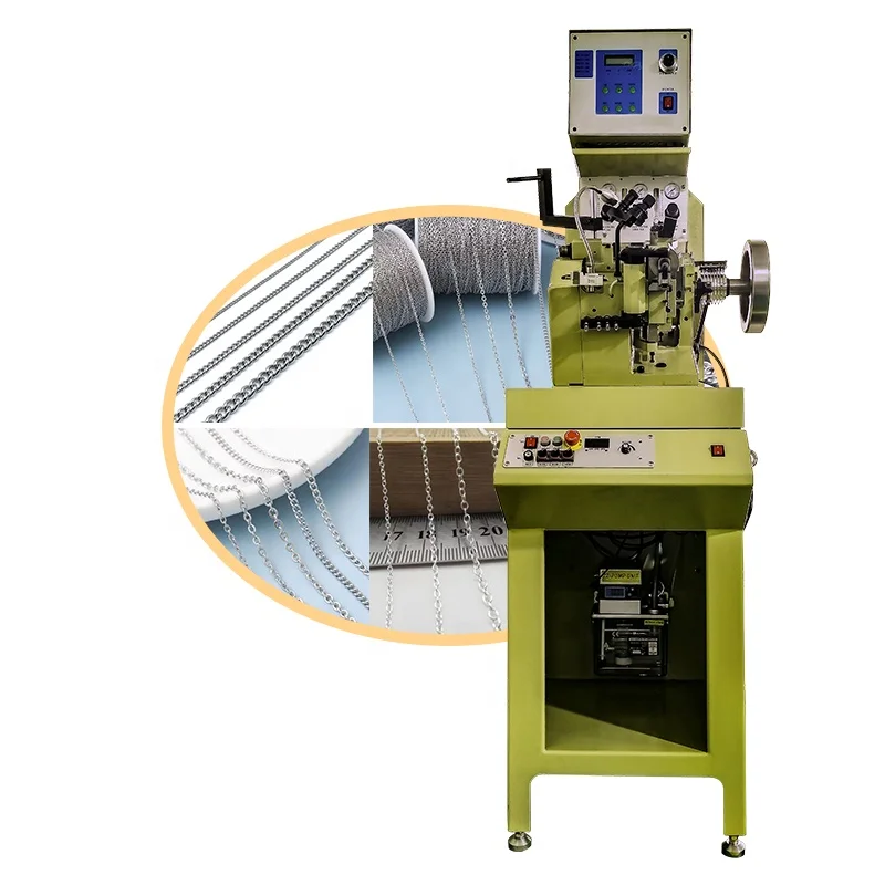 Gold, silver, copper, stainless steel and other metal chain making machine, automatic, easy to operate