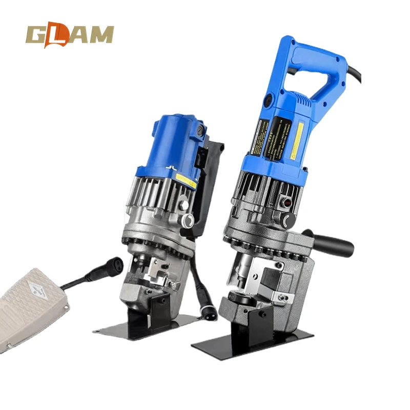 220V Electric Hydraulic Press 5 Dies 6.5/9.0/13/17/Power Punching Hole Puncher for Metal Steel Iron Aluminum Copper Holes