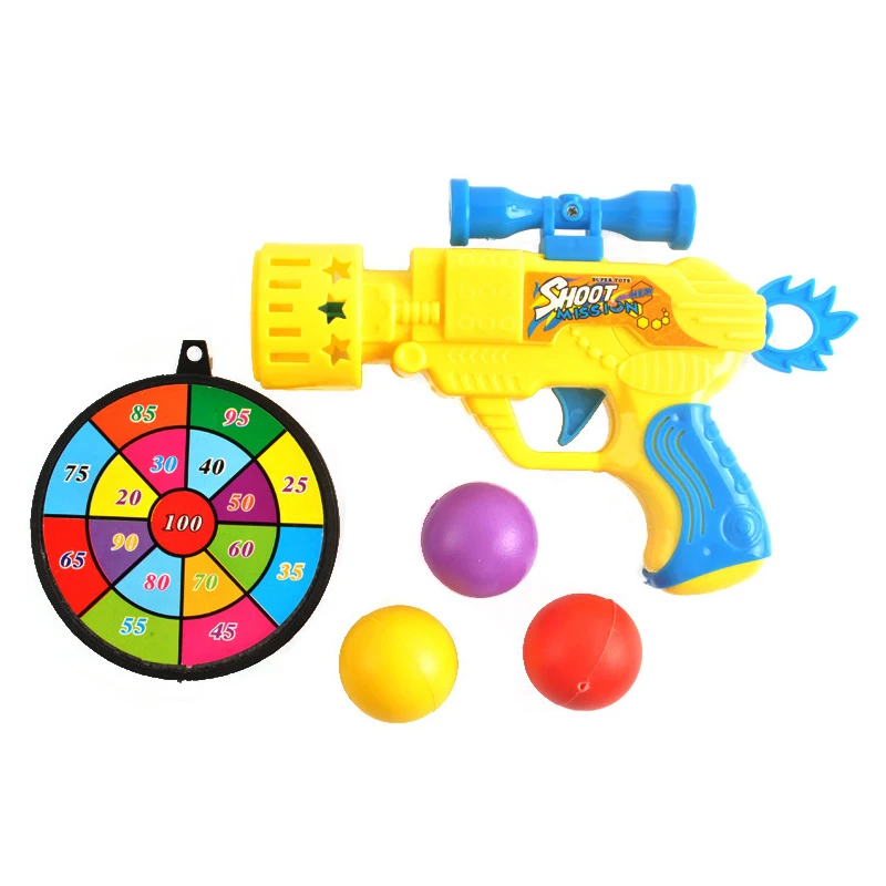 Cheap kids shooting plastic ping-pong ball gun for sale