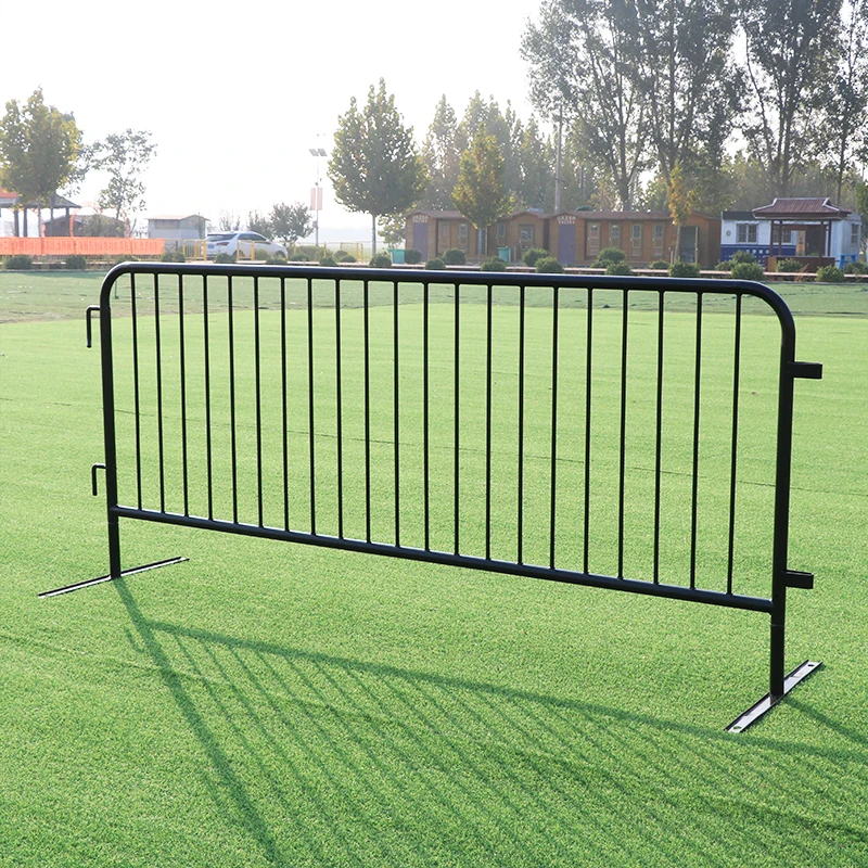 42 inch x 90 inch super heavy duty Crowd Control Barricade Fixed Leg Foot Barrier round frame  100% recyclable