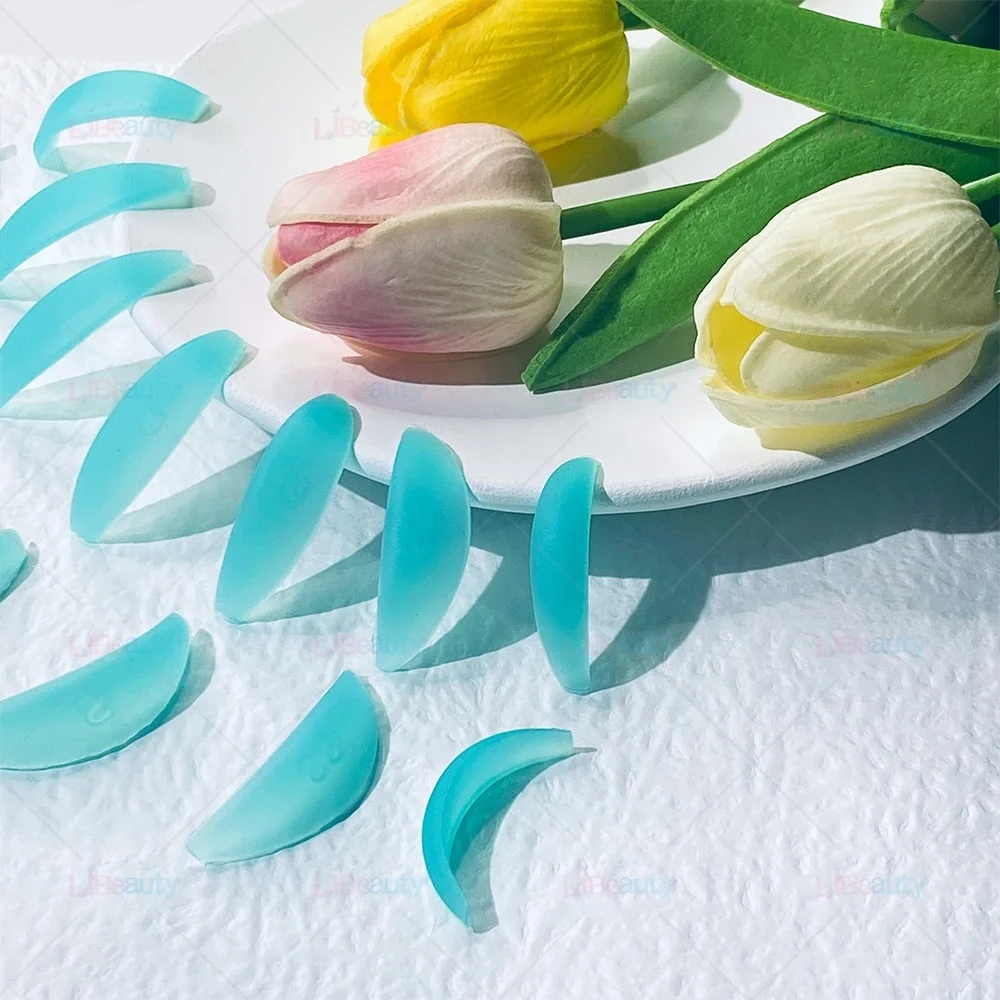 Flex Rod Lash Lift Shield Glueless Silicone Eyelash Lifting Pad Self Sticky 6 Size Eyelash Perm Rod for Upper and Lower Eyelid