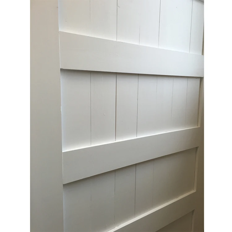 Meijia Home PVC Luxury Wood Modern Sliding Barn Style Interior