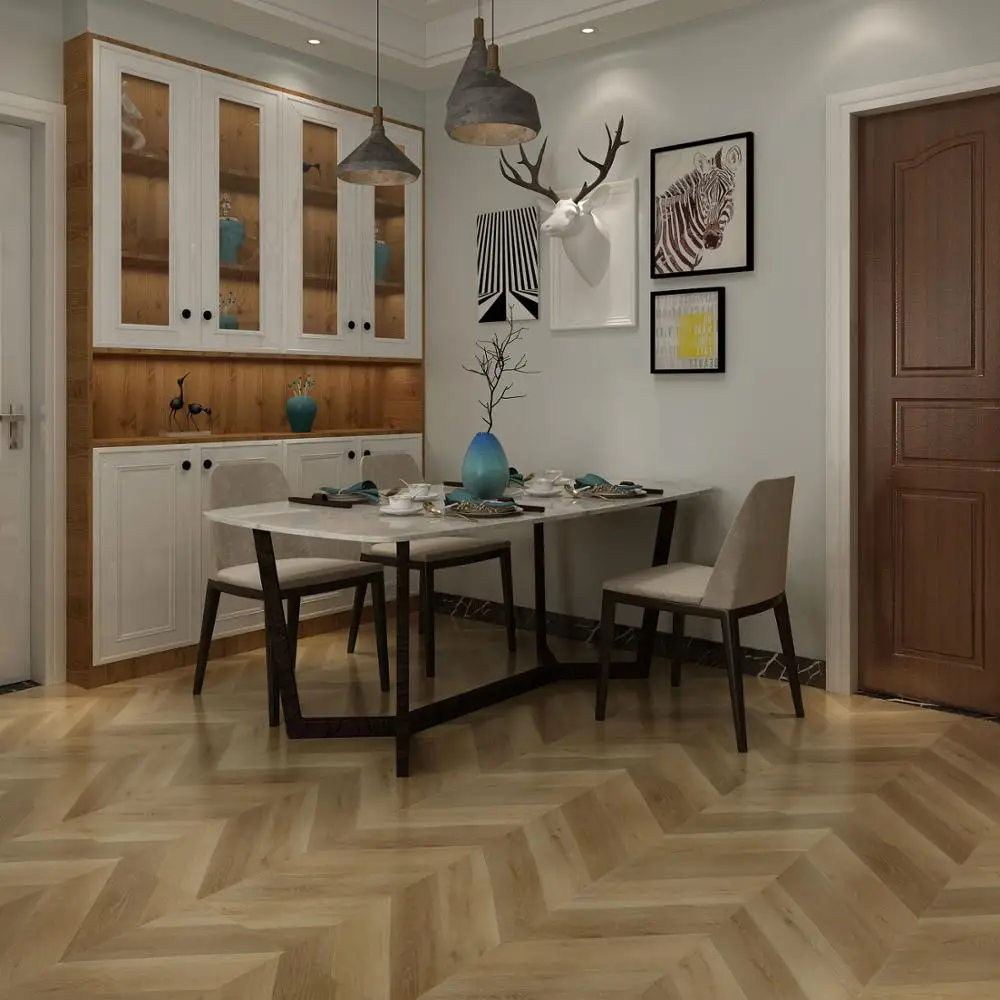 easy install vanlige click 8mm 12mm herringbone laminate german parquet wood flooring with cheap prices