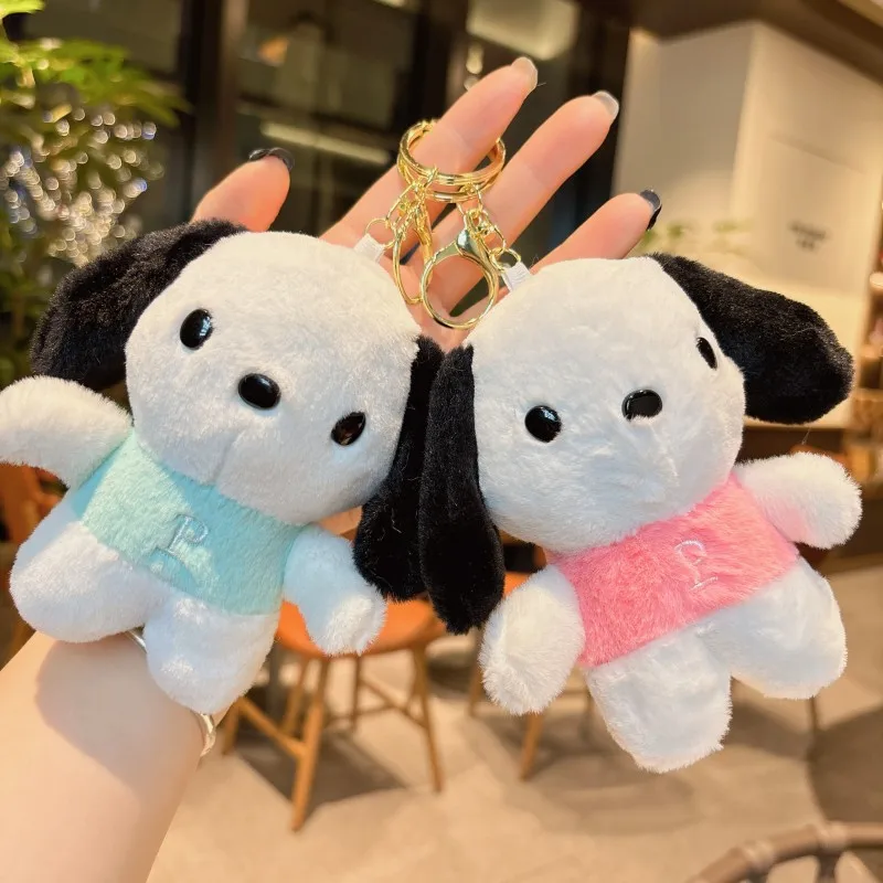 Cute Sanrioed Mini Plush Keychains Stuffed Plush Figure Toys Japanese Kawaii Wholesale Sanrioed Accessories Keychain