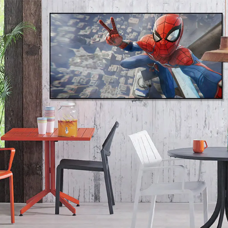 
Good Quality Pictures Living Room Decoration Painting Art Marvel Movie Avengers Canvas Home Decor Painting 