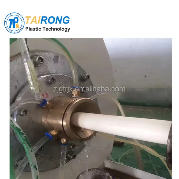Single Screw PP PE PPR HDPE Plastic Pipe Extruder Machine/ hot water supply pipe plastic making machinery