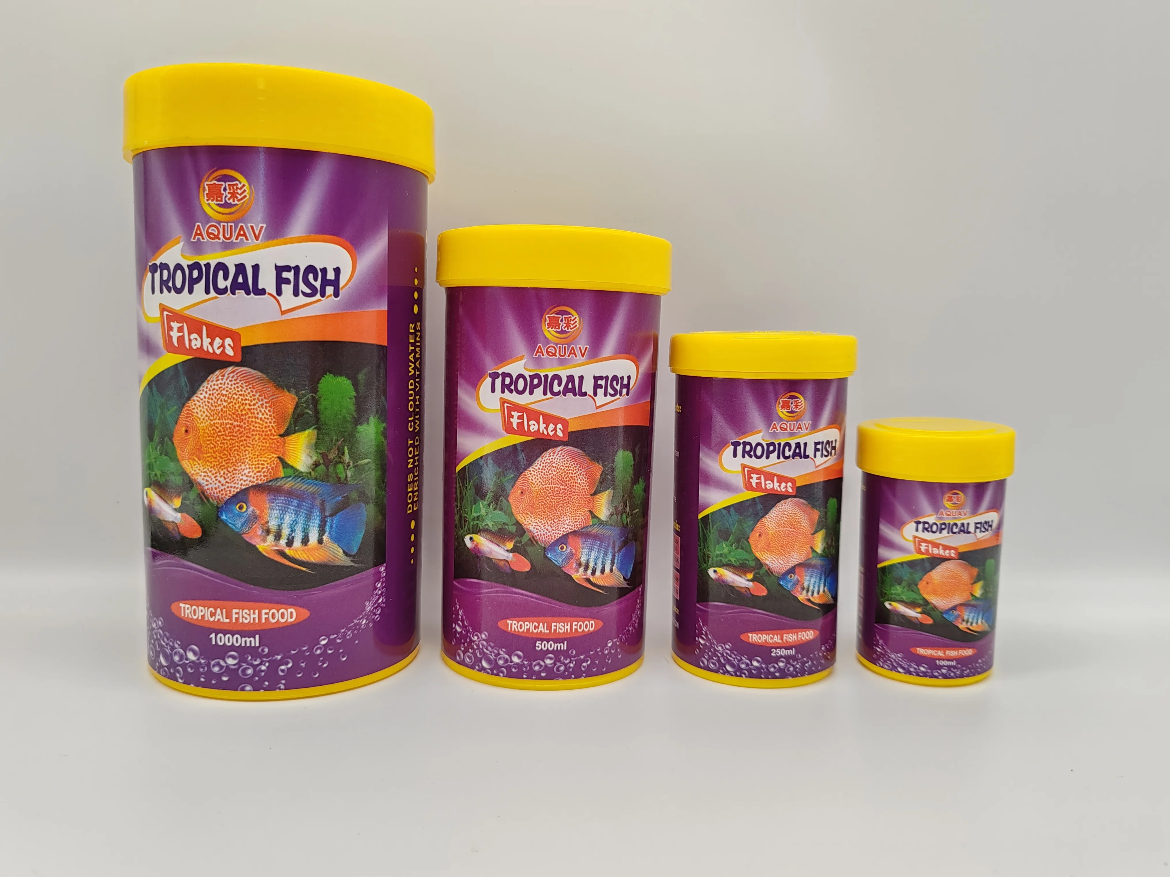 Preium  AQUAV tropical fish flakes with Purple Label