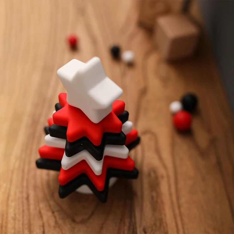 Силиконовая игрушка для детей, Рождественская елка, пузырьки, антистрессовая игрушка, Детские тренировочные рождественские подарки, игрушки