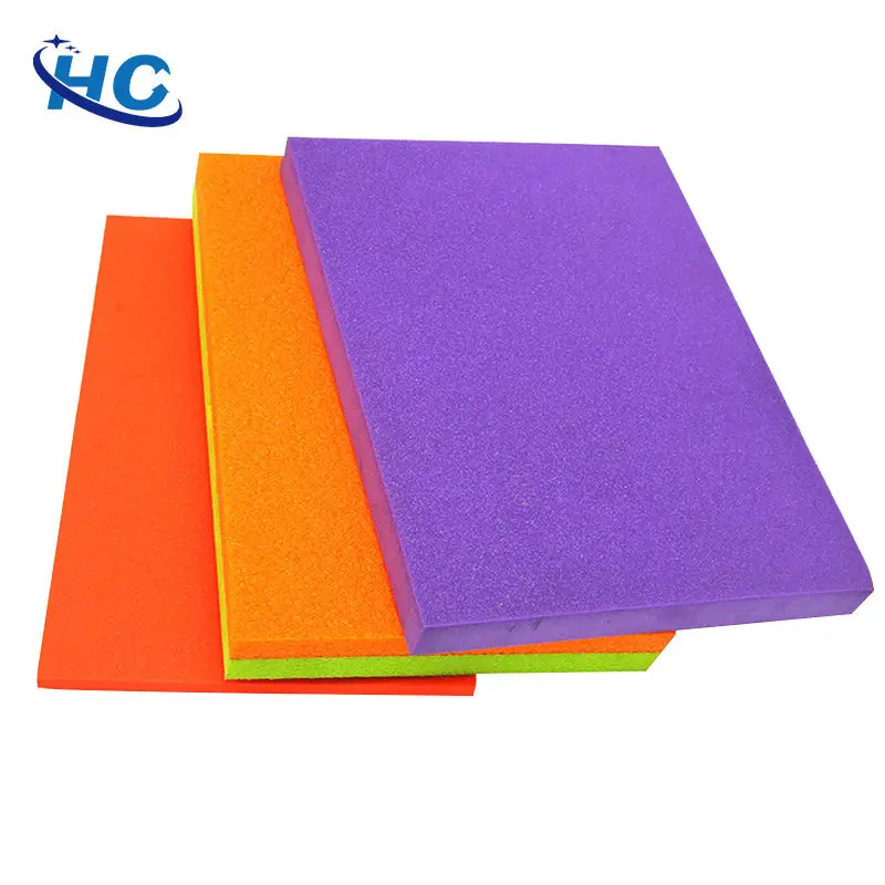 EVA material thick sponge hole color EVA punching production with multiple colors and thicknesses