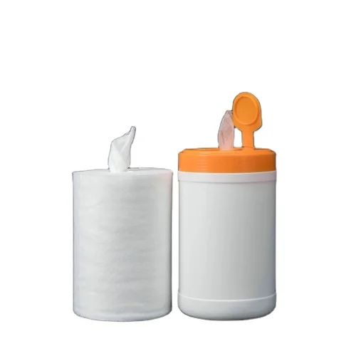 patient nonwoven fabric dry wipes in bottle canister for disinfecting