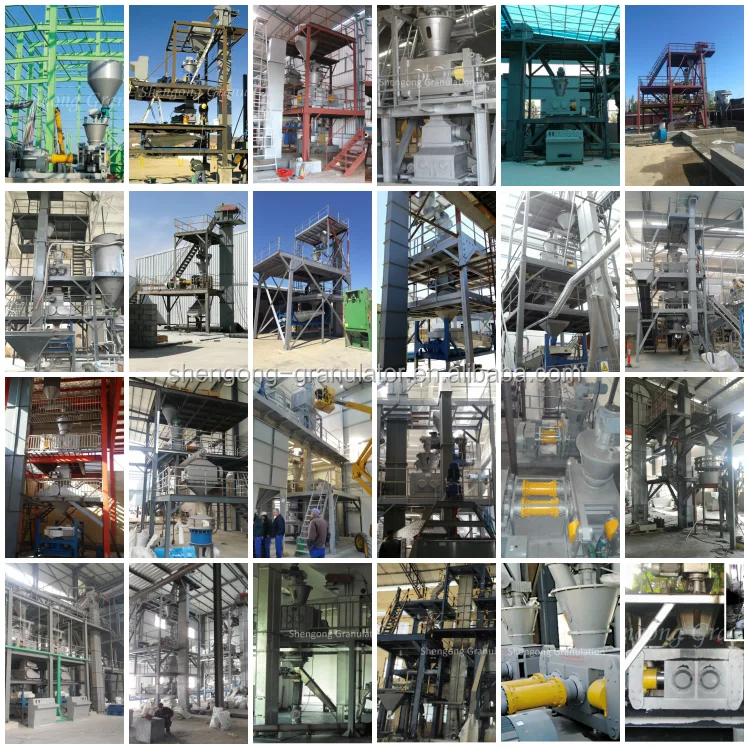 Changzhou Shengong Granulation Equipment factory Powdered material sodium peroxide granulating machine