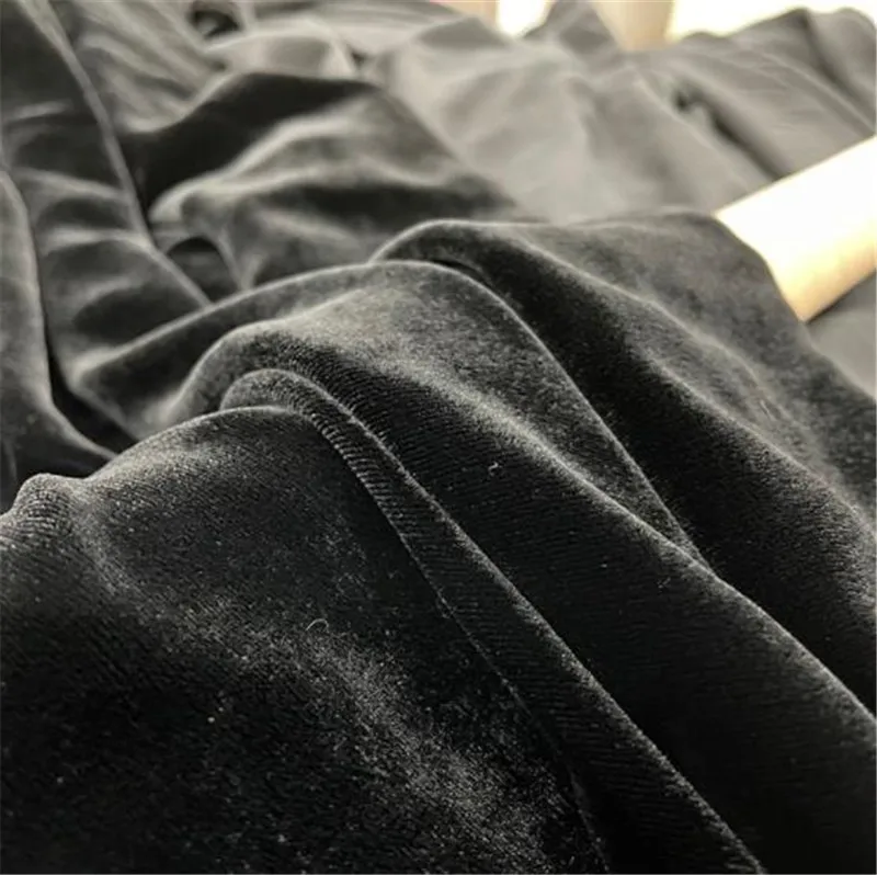 Pure Silk Velvet Fabric  Korean Velvet Fabric for Sale